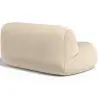 Buy Organic-Shaped Sofa - Velvet Upholstered Scandinavian Modern Design - Dustine White 61588 in the Europe