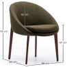 Buy Modern and Elegant Dining Chair - For Exclusive Restaurants and Hotels Olive 61582 in the Europe