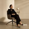 Buy Modern Swivel Armchair with High Comfort - For Restaurants and Exclusive Spaces - Podd Chocolate 61584 at MyFaktory