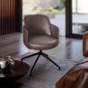 Buy Modern Swivel Armchair with High Comfort - For Restaurants and Exclusive Spaces - Podd Chocolate 61584 in the Europe