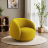 Buy Modern Rounded Armchair - Comfort and Style for Luxury Décor - Serida Yellow 61586 - prices