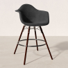 Buy Velvet Bar Stool - Scandinavian Design and Dark Wood Legs - Skandiva  Yellow 61599 at MyFaktory