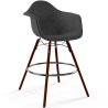Buy Velvet Bar Stool - Scandinavian Design and Dark Wood Legs - Skandiva  Yellow 61599 with a guarantee