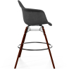 Buy Velvet Bar Stool - Scandinavian Design and Dark Wood Legs - Skandiva  Yellow 61599 at MyFaktory