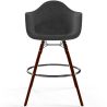 Buy Velvet Bar Stool - Scandinavian Design and Dark Wood Legs - Skandiva  Black 61599 - in the EU