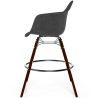 Buy Velvet Bar Stool - Scandinavian Design and Dark Wood Legs - Skandiva  Black 61599 in the Europe