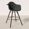 Buy Velvet Bar Stool - Scandinavian Design and Dark Wood Legs - Skandiva  Yellow 61599 - prices
