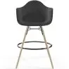 Buy Velvet Bar Stool - Scandinavian Design and Wooden Legs - Skandiva  Yellow 61597 - in the EU