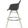 Buy Velvet Bar Stool - Scandinavian Design and Wooden Legs - Skandiva  Yellow 61597 in the Europe