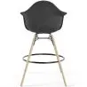 Buy Velvet Bar Stool - Scandinavian Design and Wooden Legs - Skandiva  Yellow 61597 with a guarantee