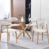 Buy Round Dining Table - Scandinavian Design - 4/5 Diners - Liona Natural 61602 - prices