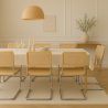 Buy Dining Chair - Vintage Design - Wood and Rattan - New Edition - Lia Natural 61592 - in the EU