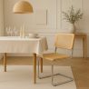 Buy Dining Chair - Vintage Design - Wood and Rattan - New Edition - Lia Natural 61592 - in the EU