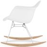 Buy Rocking Chair - Scandinavian Design - Wooden and Metal Legs - Skandiva White 61605 in the Europe