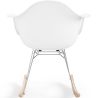 Buy Rocking Chair - Scandinavian Design - Wooden and Metal Legs - Skandiva White 61605 with a guarantee