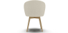 Buy Dining chair upholstered in white boucle - Seranda White 61606 - prices