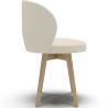 Buy Dining chair upholstered in white boucle - Seranda White 61606 home delivery