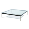 Buy Glass Coffee Table SQUAR - 80cm Steel 13299 at MyFaktory