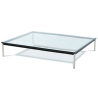 Buy Glass Coffee Table SQUAR - 80cm Steel 13299 at MyFaktory