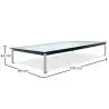 Buy Glass Coffee Table SQUAR - 80cm Steel 13299 - in the EU