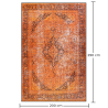 Buy Vintage Oriental Carpet - (290x200 cm) - Umber Multicolour 61624 - prices