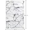 Buy Large Rug with Modern Design Marble Effect – (290x200 cm) – Brume Multicolour 61650 - prices