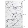 Buy Large Rug with Modern Design Marble Effect – (290x200 cm) – Brume Multicolour 61650 - prices