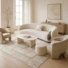Buy Rug Large Contemporary Modern Design - Beige (290x200 cm) - Leander Beige 61680 - prices