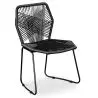 Buy Tropical Garden chair - Black Legs Black 58533 with a guarantee