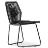 Buy Tropical Garden chair - Black Legs Black 58533 - prices
