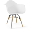 Buy Children's Chair Scandinavian Design - Wooden Legs - Skandiva White 61693 home delivery