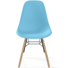 Buy Children's Chair - Scandinavian Design - Wooden Legs - Lumi Light blue 61695 in the Europe