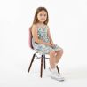 Buy Children Chair - Scandinavian Design - Dark Wooden Legs - Lumi Pink 61699 at MyFaktory