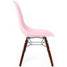 Buy Children Chair - Scandinavian Design - Dark Wooden Legs - Lumi Pink 61699 in the Europe