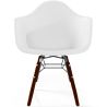 Buy Children's Chair - Scandinavian Design - Dark Wooden Legs - Skandiva White 61703 - in the EU