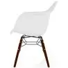 Buy Children Chair - Scandinavian Design - Dark Wooden Legs - Skandiva White 61703 in the Europe