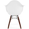 Buy Children's Chair - Scandinavian Design - Dark Wooden Legs - Skandiva White 61703 with a guarantee