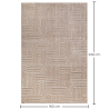 Buy Rug Large Contemporary Modern Design - Beige (160x230 cm) - Lumiere Beige 61713 - prices