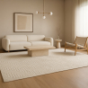 Buy Rug Large Contemporary Modern Design - Beige (290x200 cm) - Thessaly Beige 61715 - in the EU