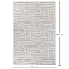 Buy Rug Large Contemporary Modern Design - Beige (290x200 cm) - Thessaly Beige 61715 - prices