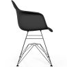 Buy Dining Chair - Scandinavian Design and Black Metal Legs - Skandiva Black 61726 in the Europe