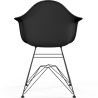 Buy Dining Chair - Scandinavian Design and Black Metal Legs - Skandiva Black 61726 home delivery