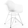 Buy Dining Chair - Scandinavian Design and Metal Legs - Skandiva White 61727 at MyFaktory