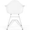 Buy Dining Chair - Scandinavian Design and Metal Legs - Skandiva White 61727 home delivery
