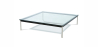 Buy Glass Coffee Table SQUAR - 70cm Steel 13298 in the Europe