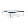 Buy Glass Coffee Table SQUAR - 70cm Steel 13298 with a guarantee