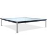 Buy Glass Coffee Table SQUAR - 70cm Steel 13298 - in the EU