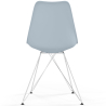 Buy Dining Chair with Cushion - Scandinavian Design and Metal Legs - Lumi Light grey 61728 with a guarantee