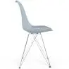 Buy Dining Chair with Cushion - Scandinavian Design and Metal Legs - Lumi Light grey 61728 in the Europe