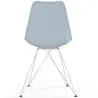 Buy Dining Chair with Cushion - Scandinavian Design and Metal Legs - Lumi Light grey 61728 home delivery